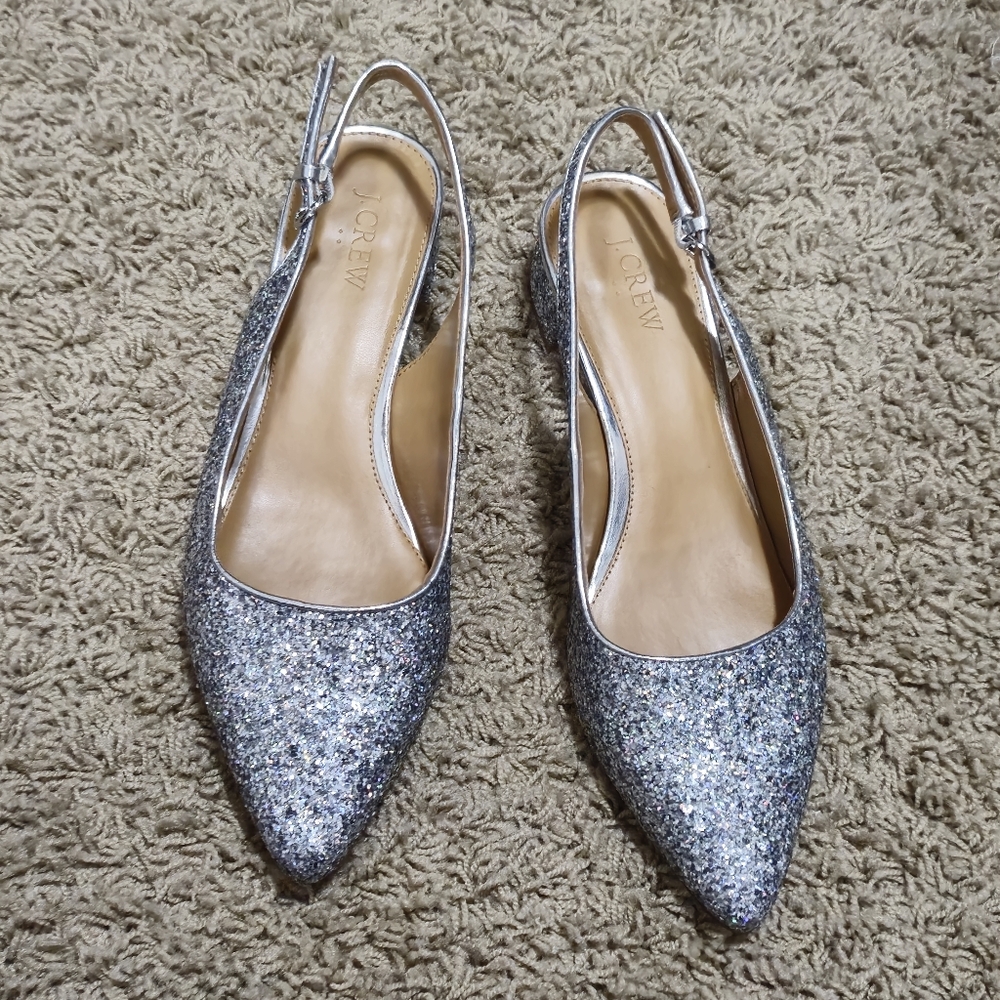 J Crew Slingback Pump - pristine condition